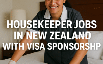 Housekeeper Jobs in New Zealand With Visa Sponsorship